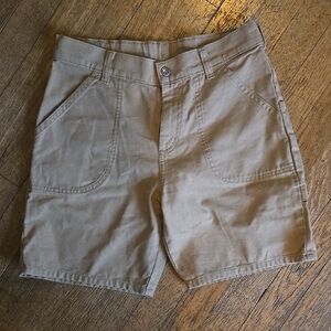 Kids Patagonia Tan Shorts XL organic canvas and deep pockets